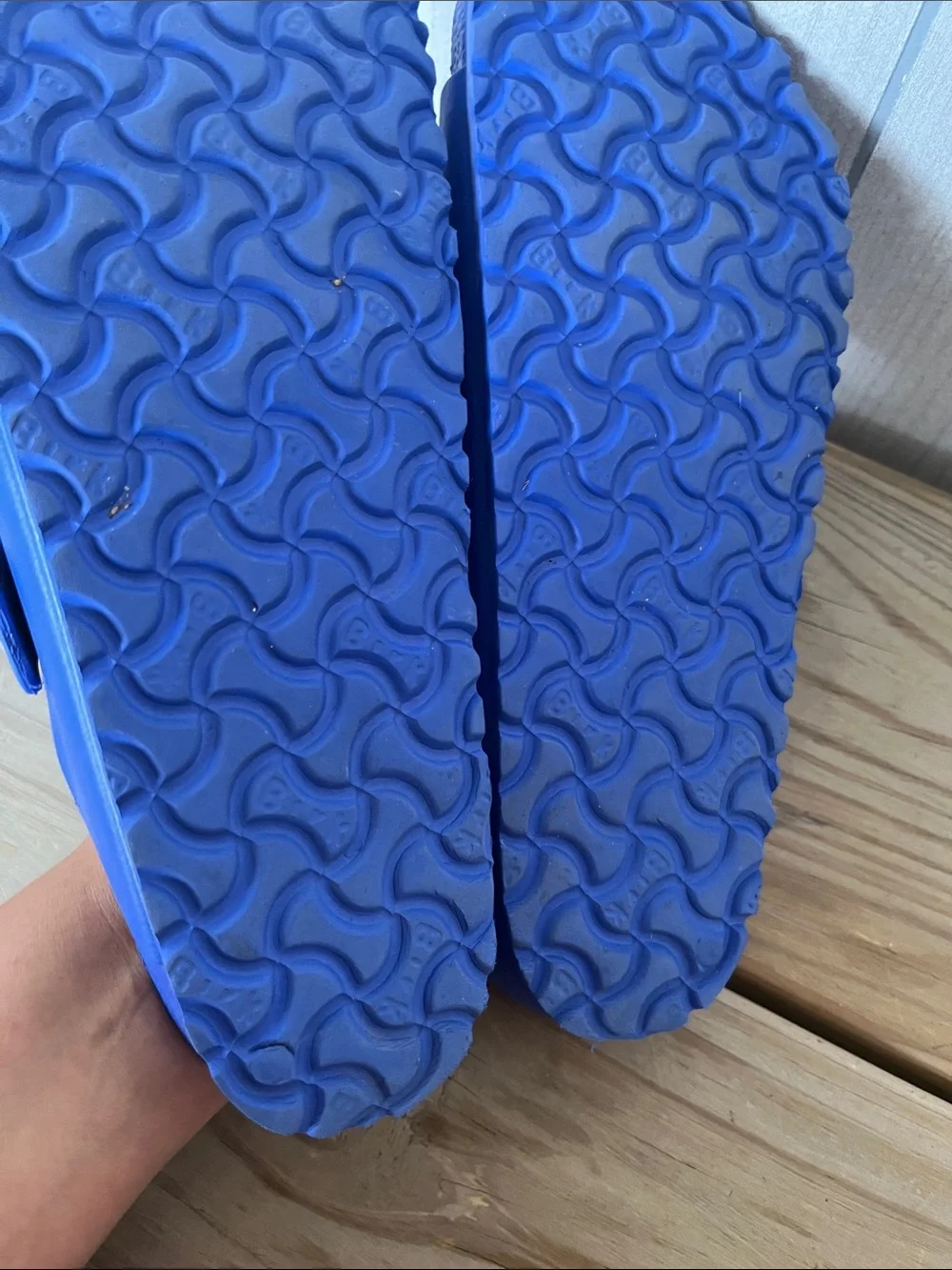 Birkenstock Kids Royal Blue Two-Buckle Slides